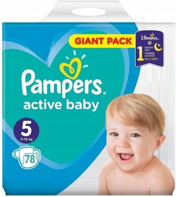 pampers active baby dry 5 ceneo