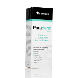 paraderm plus szampon z dziegciem i octopiroxem 150g