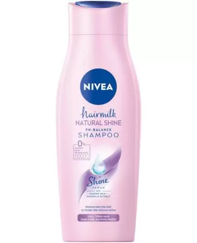 mleczny szampon wyzwalający blask nivea hairmilk shine