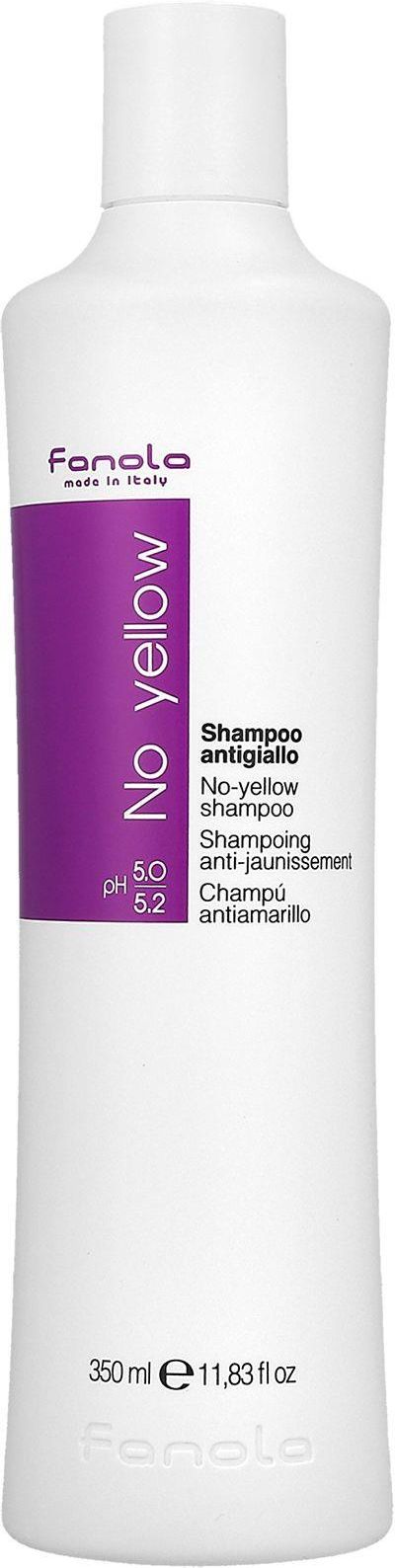 fanola no yellow szampon do włosów blond 350ml