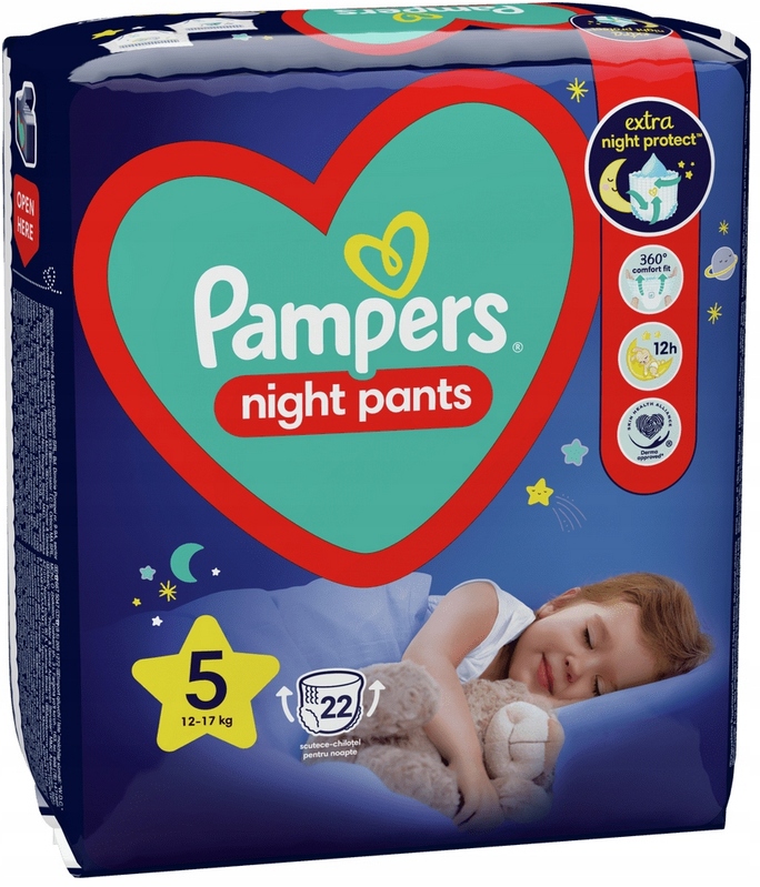 pampers super chłonne na noc