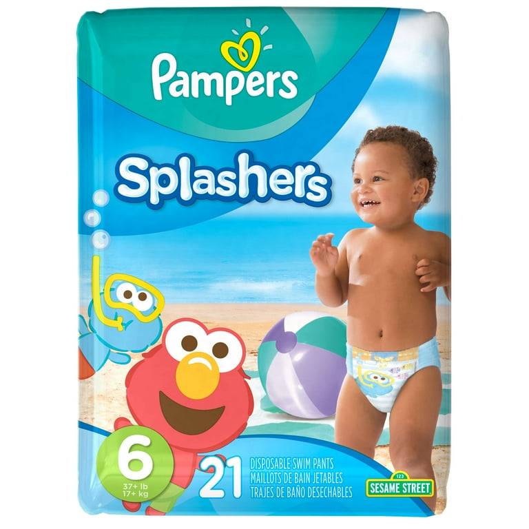 pampers splashers size 6