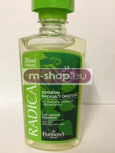 dawny szampon przeciwłupiezowy biała z zielonym listkkem butelka