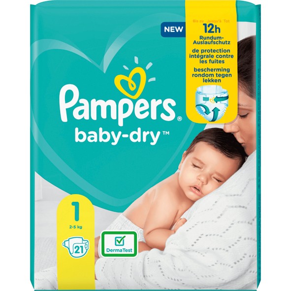 pampers babyvdry 1