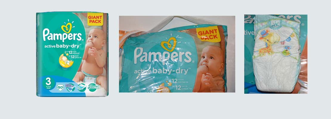 pampers active czy baby dry