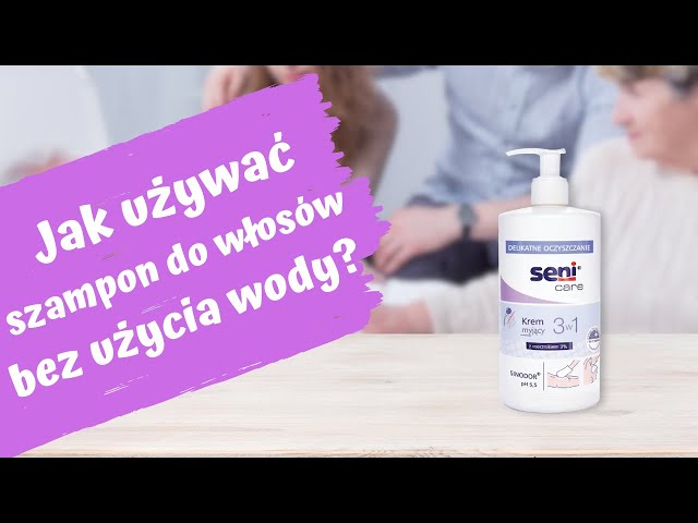 szampon bez użycia wody