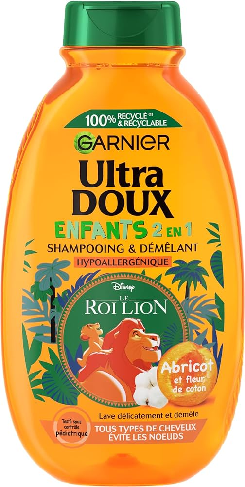 garnier ultra doux szampon dla dzieci morela