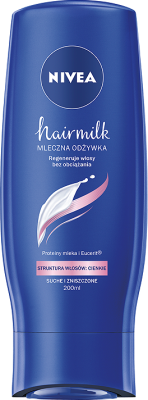 nivea hairmilk mleczna odżywka do włosów o strukturze cienkiej