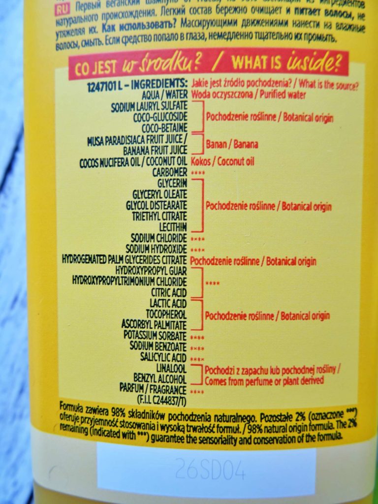 fructis szampon skład