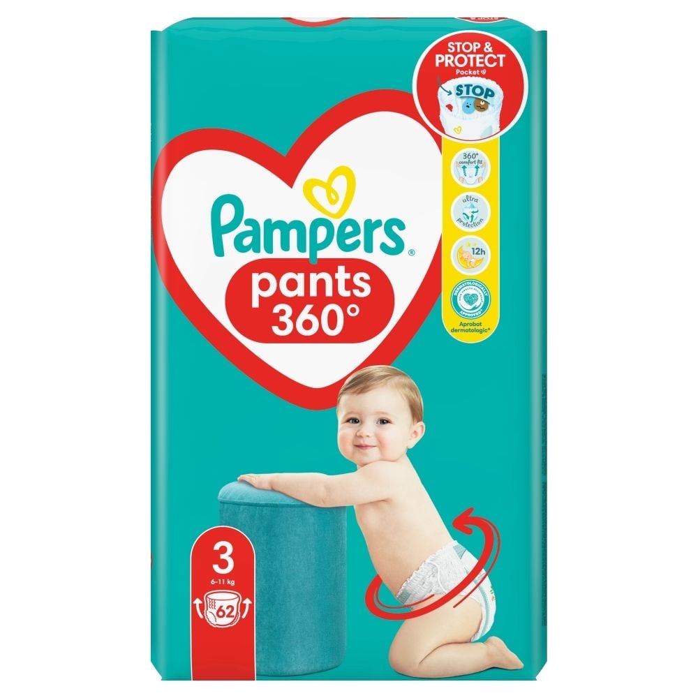 pampers pieluchoamjtki duże