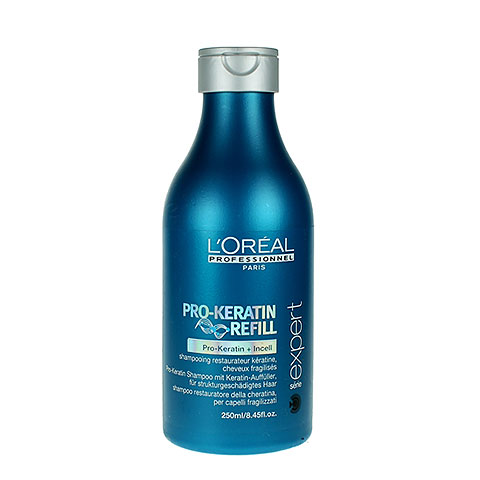 loreal pro keratin refill szampon 250 włosy kruche