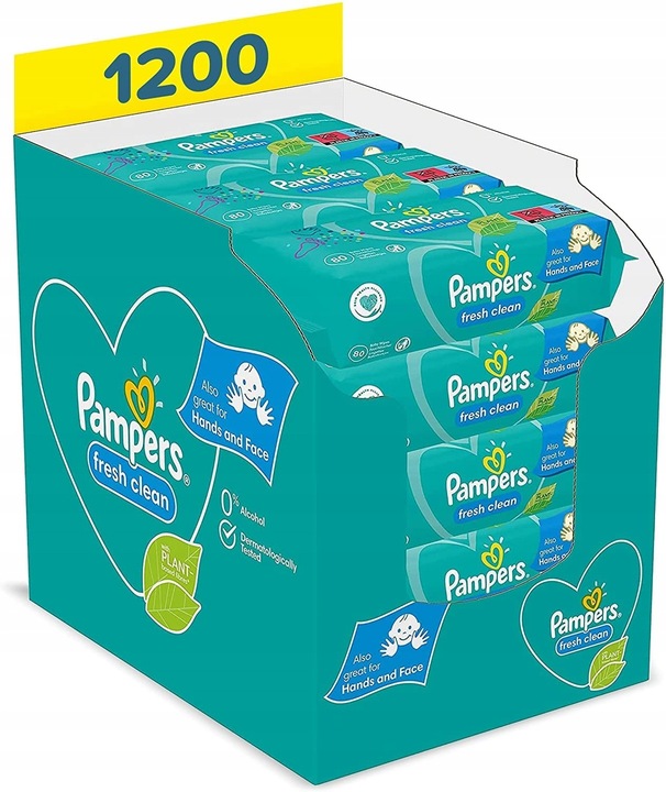 chusteczki do mycia pampers fresh clean