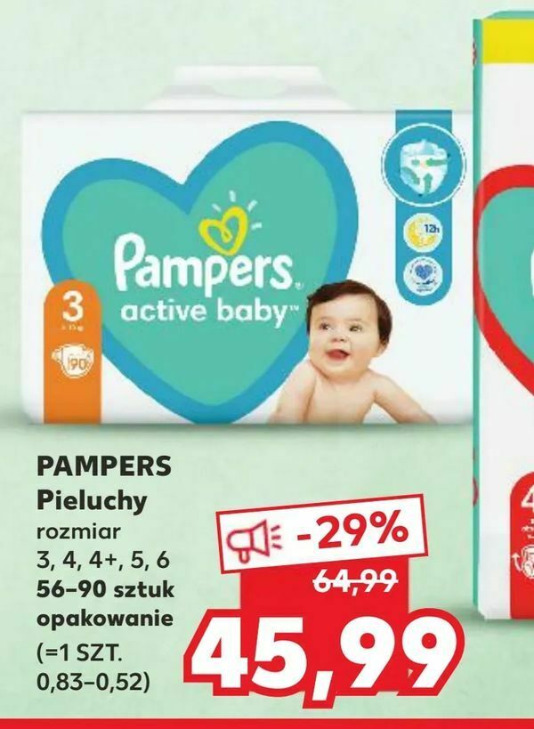 kaufland pieluchy pampers