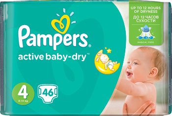 pampers active baby dry 4 8-14 kg 90 szt cena