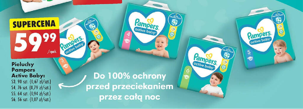 pampers 2 100 sztuk biedronka