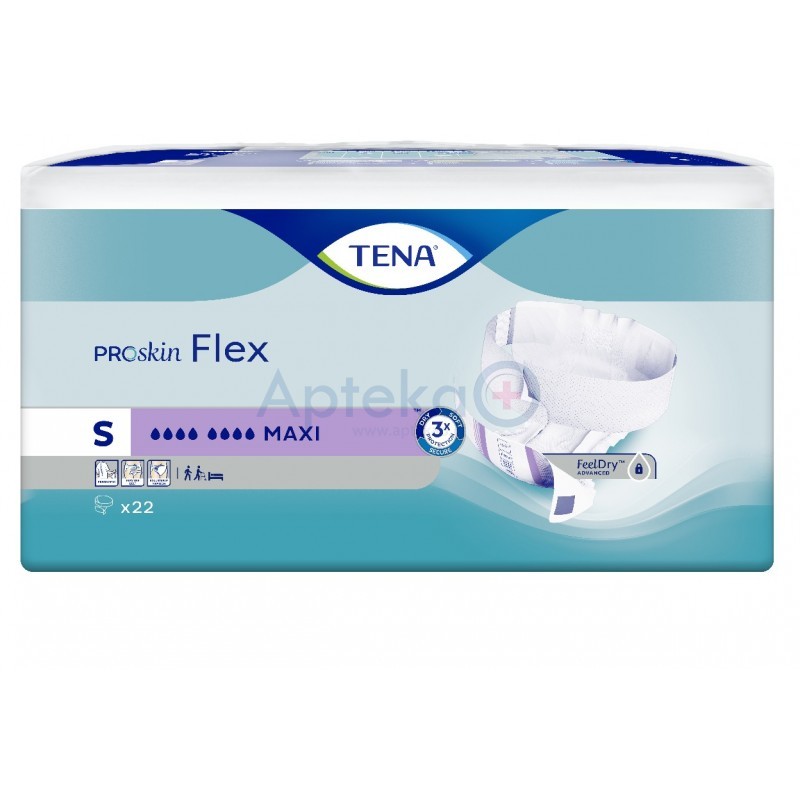 pieluchy tena flex maxi small 22 szt