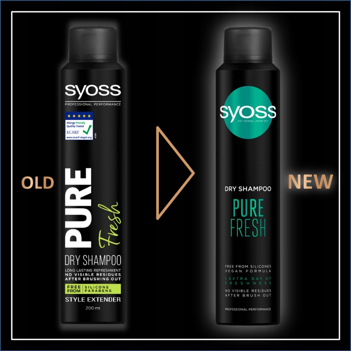 syoss pure fresh dry suchy szampon