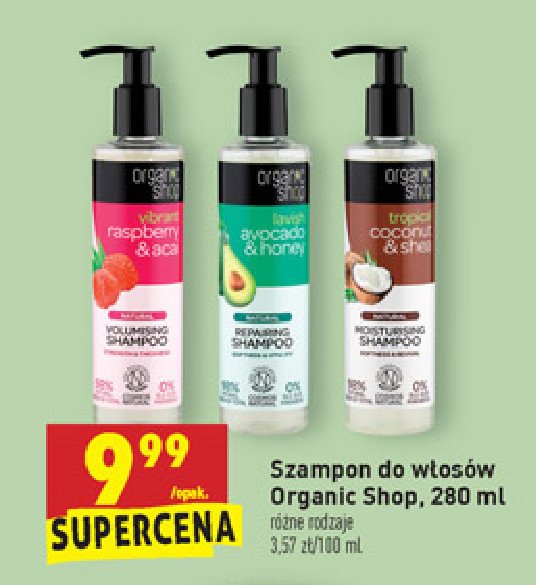 organic shop szampon lidl