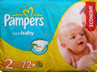 pampers 72 cena