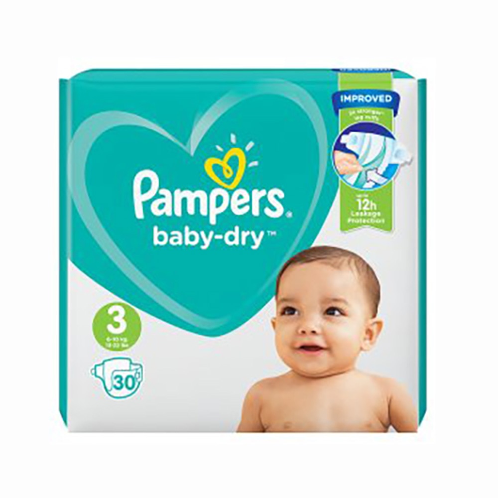 pampers new baby dry 3 box