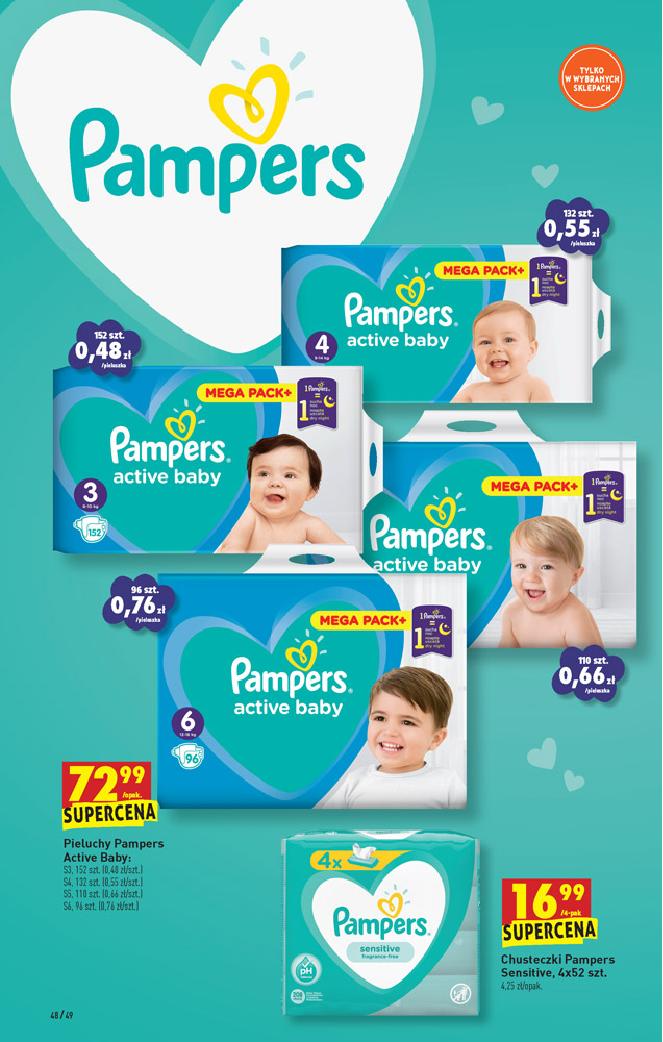 mega paka pampers biedronka