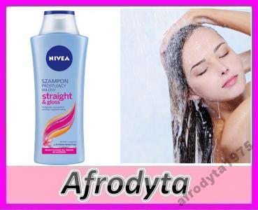 nivea szampon straight & gloss