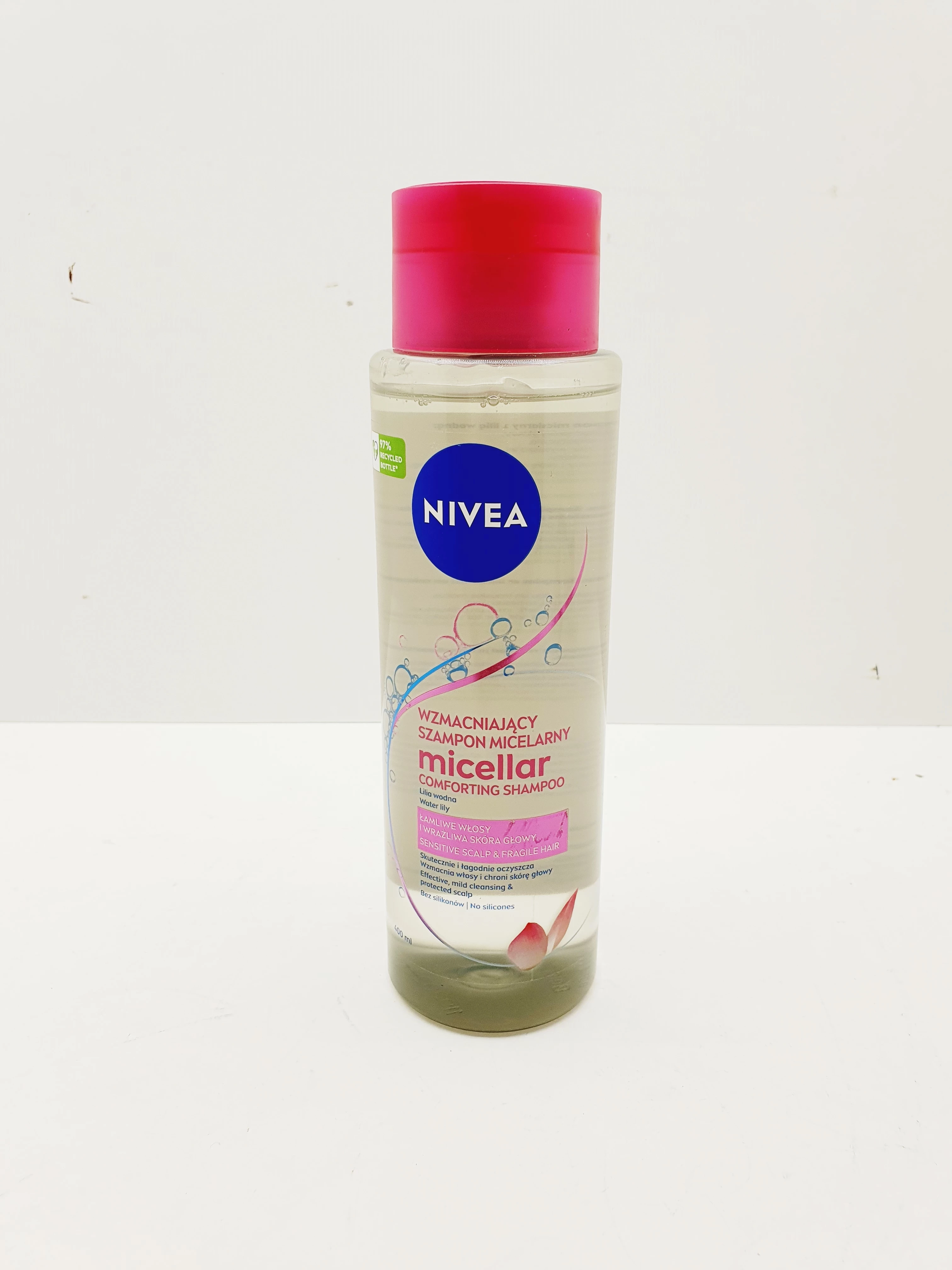 wzmacniający micelarny szampon z lilią wodną od nivea