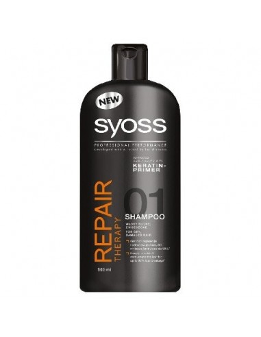 syoss repair therapy szampon do włosów suchych i zniszczonych