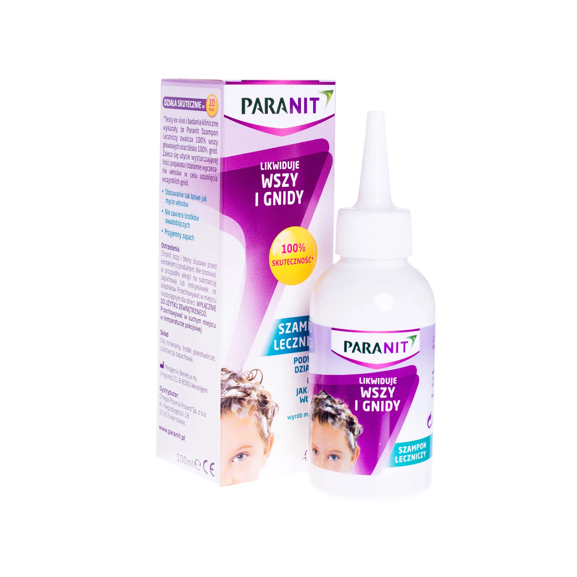 paranit szampon leczniczy likwiduje wszy i gnidy 100 ml