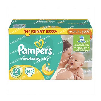 giant box pampers 2 144