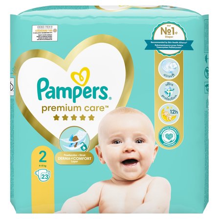 pampers premium care z wskaźnikiem wilgotności 22 szt