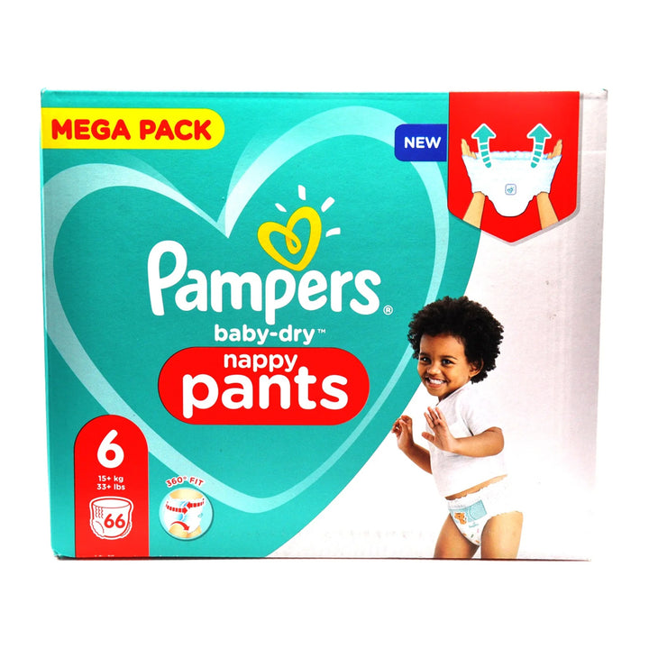 pampers pants 6 mega pack+