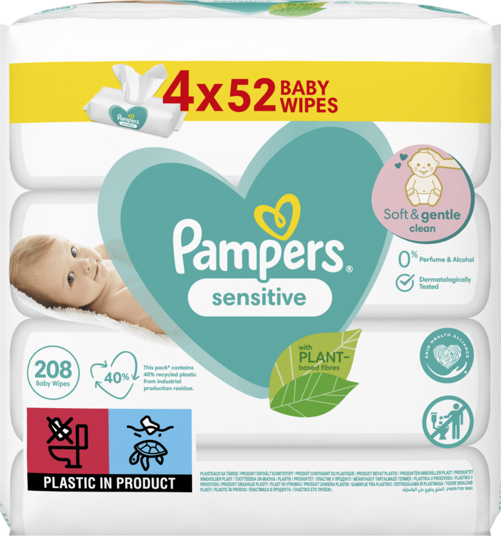 pampers sensitive fragrance free skład