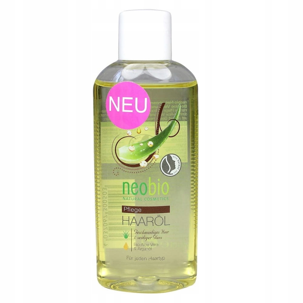 olejek do włosów aloese argano eko 75 ml neobio