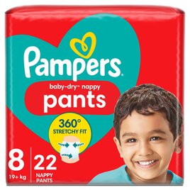 pampers baby dry nappy pants size 4