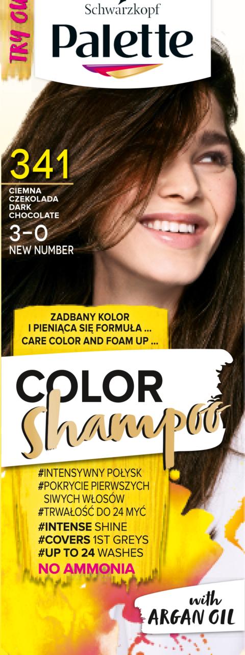 szampon koloryzujący palette