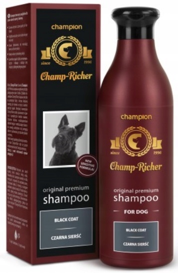 champion szampon dla psów sierść ciemna 250ml
