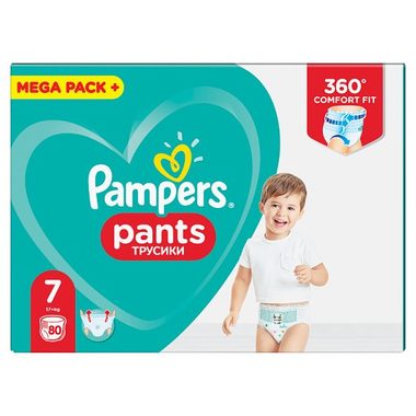 pampers pants 7 mega pack+