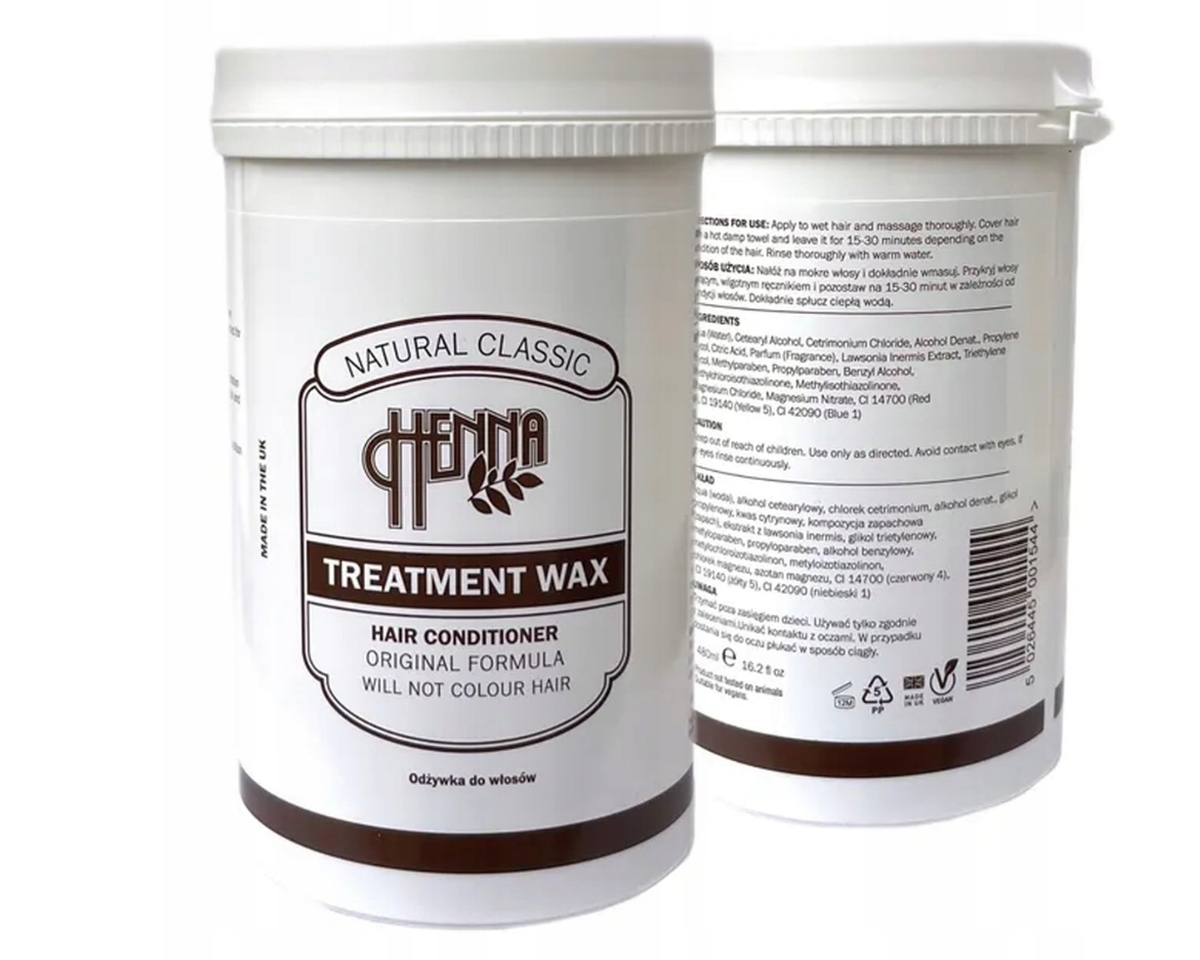 wax henna treatment 480g odżywka do włosów
