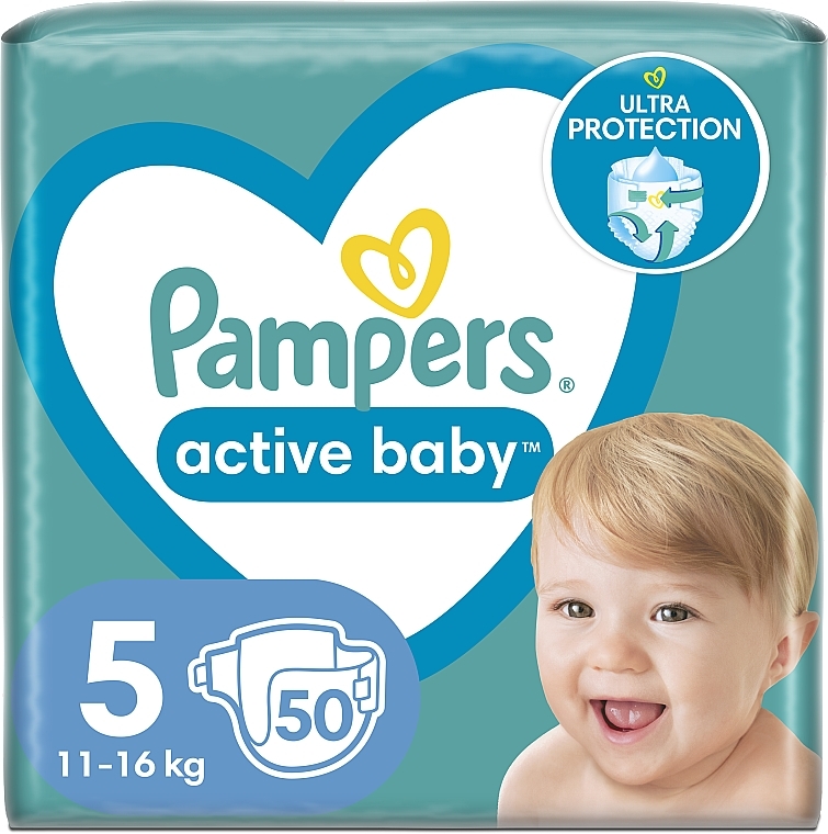 pampers active baby dry 5