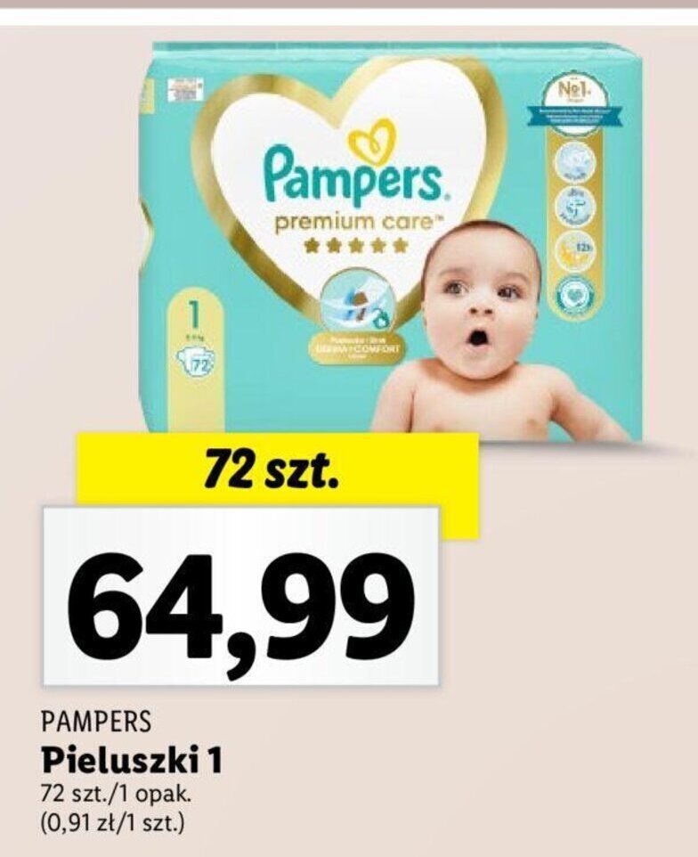 pieluchy pampers 1 lidl