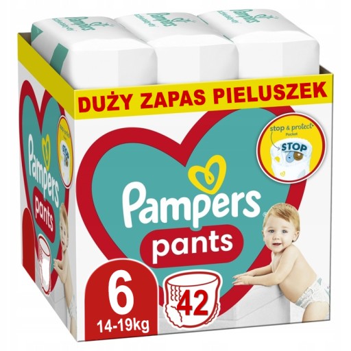 pampers rozm 6 42 szt