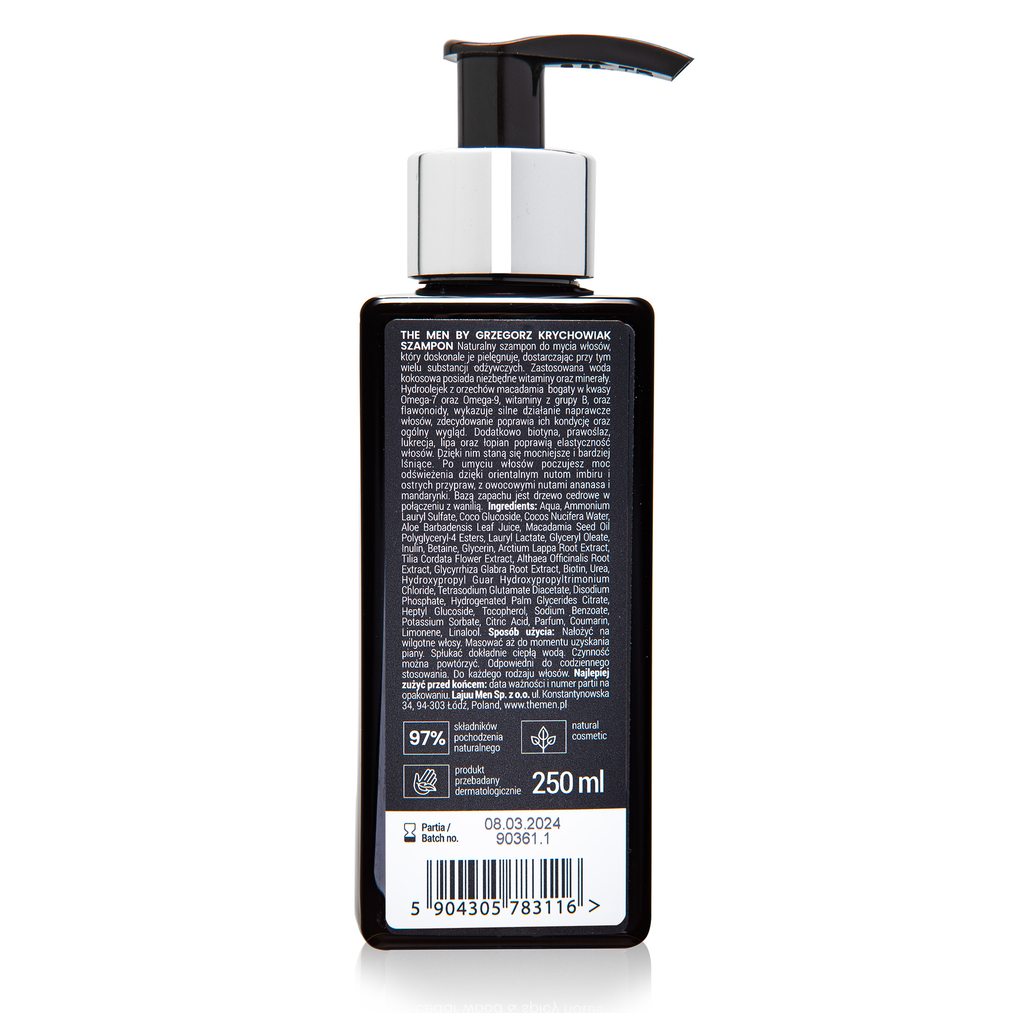 szampon wzmacniający cebulki włosów dla mezczyzn