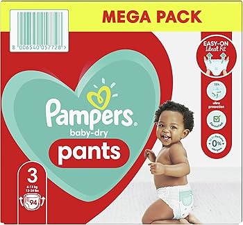 pampers 100 sztuk 3