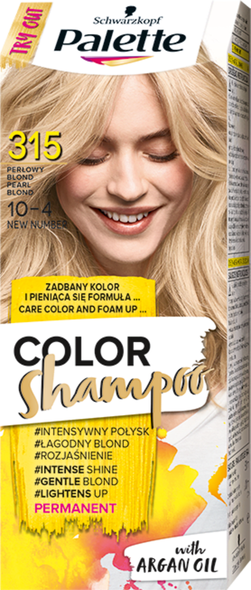 palette szampon perłowy blond
