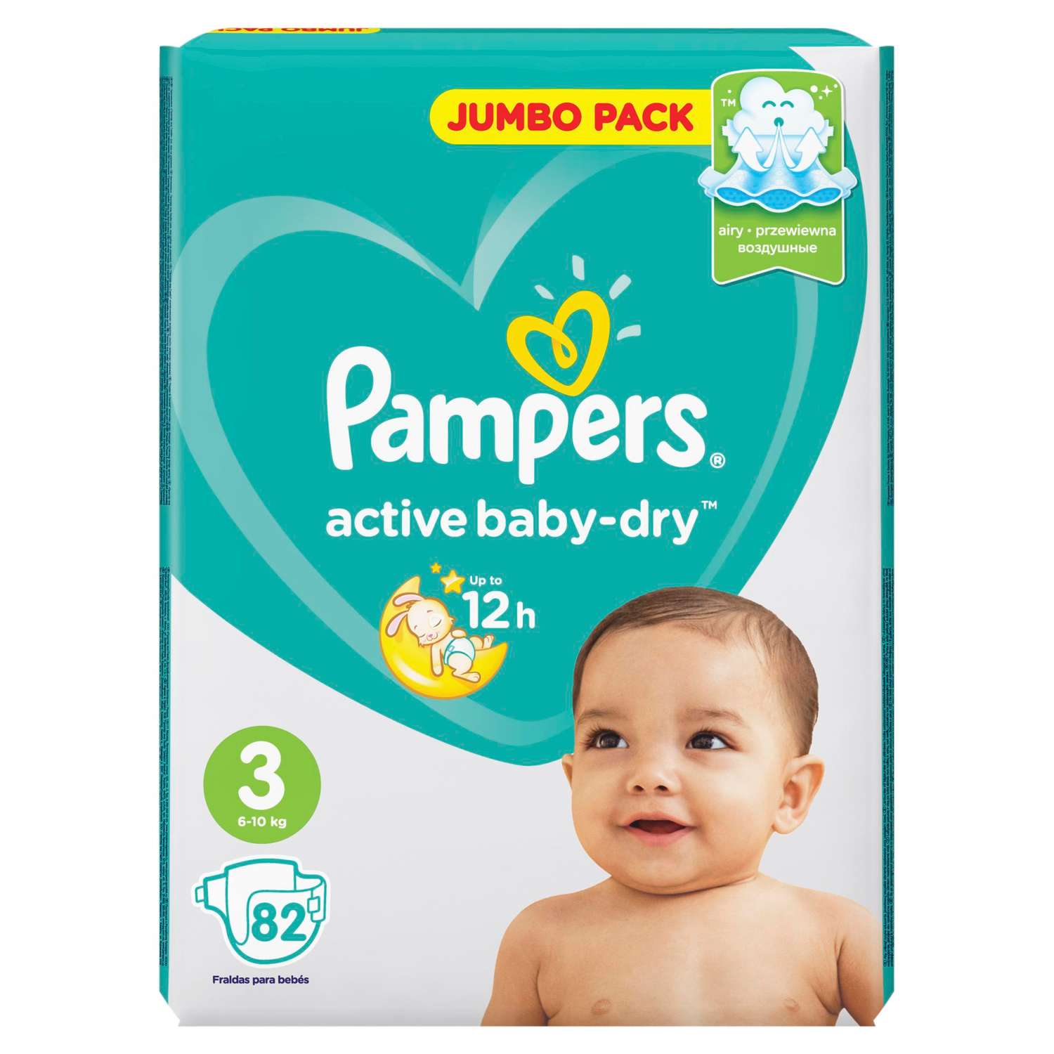 pampers bady dry 3+