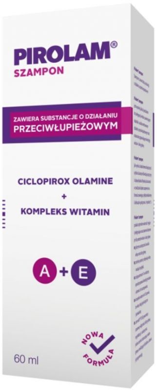 pirolam szampon przeciwłupieżowy z wit.a e 60ml