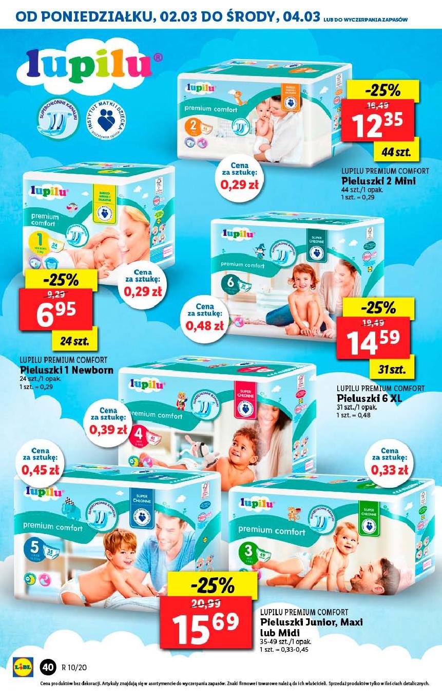 lidl promocja lupilu pieluchy