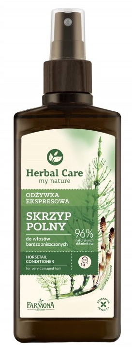 herbal care odżywka ekspresowa do włosów bardzo zniszczonych skrzyp polny