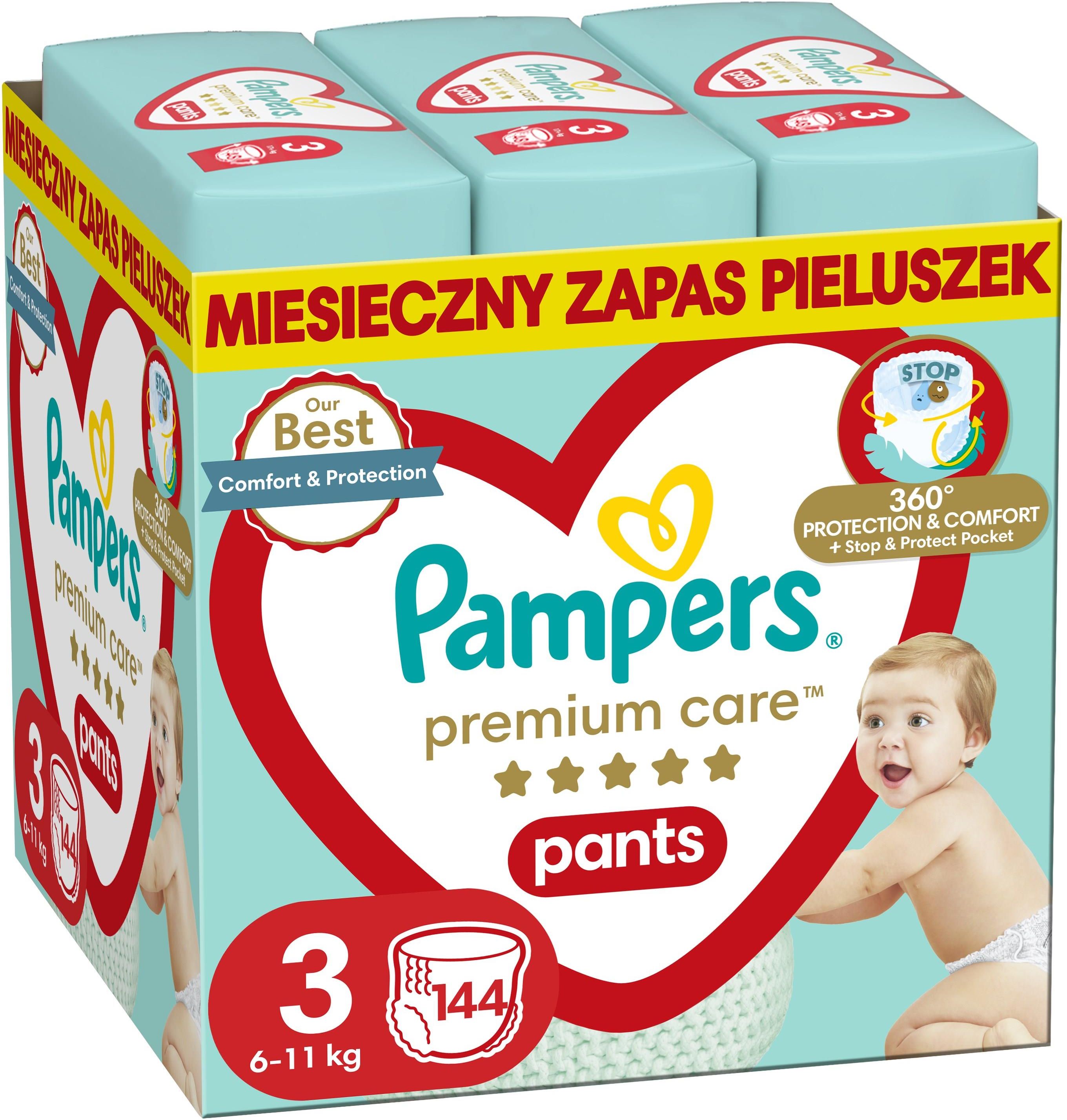 pieluchomajtki pampers 3 od ilu kg